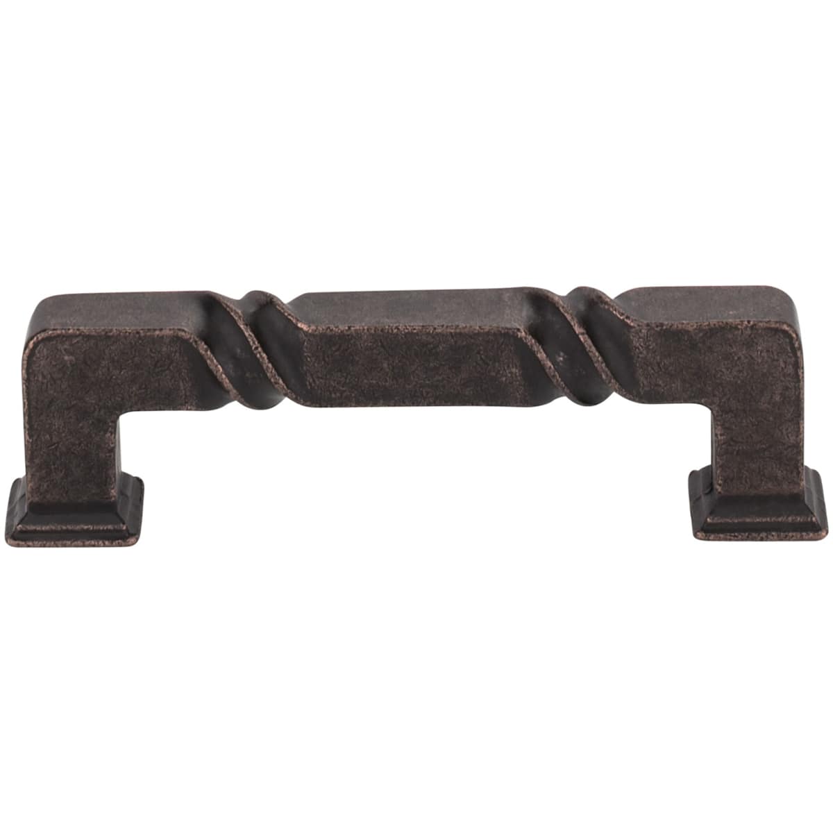 Jeffrey Alexander - 602-96BLK - Tahoe 3-3/4" Center to Center Twist Barrel Square Cabinet Handle / Drawer Pull in Black