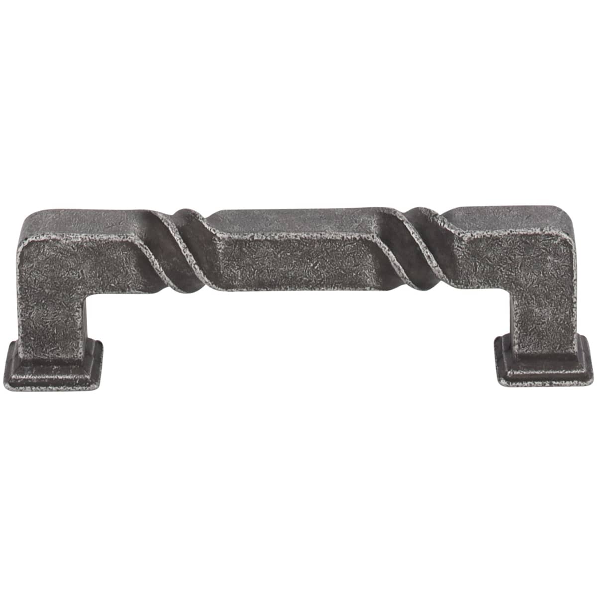 Jeffrey Alexander - 602-96BLK - Tahoe 3-3/4" Center to Center Twist Barrel Square Cabinet Handle / Drawer Pull in Black
