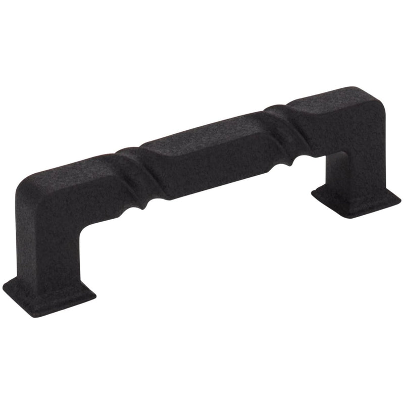 Jeffrey Alexander - 602-96BLK - Tahoe 3-3/4" Center to Center Twist Barrel Square Cabinet Handle / Drawer Pull in Black