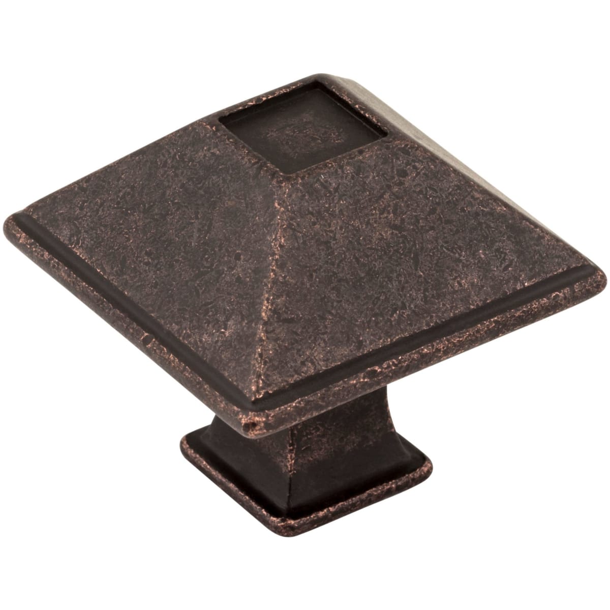 Tahoe 1-1/4" Square Pyramid Rustic Cabinet Knob / Drawer Knob