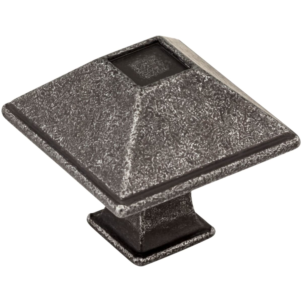 Tahoe 1-1/4" Square Pyramid Rustic Cabinet Knob / Drawer Knob