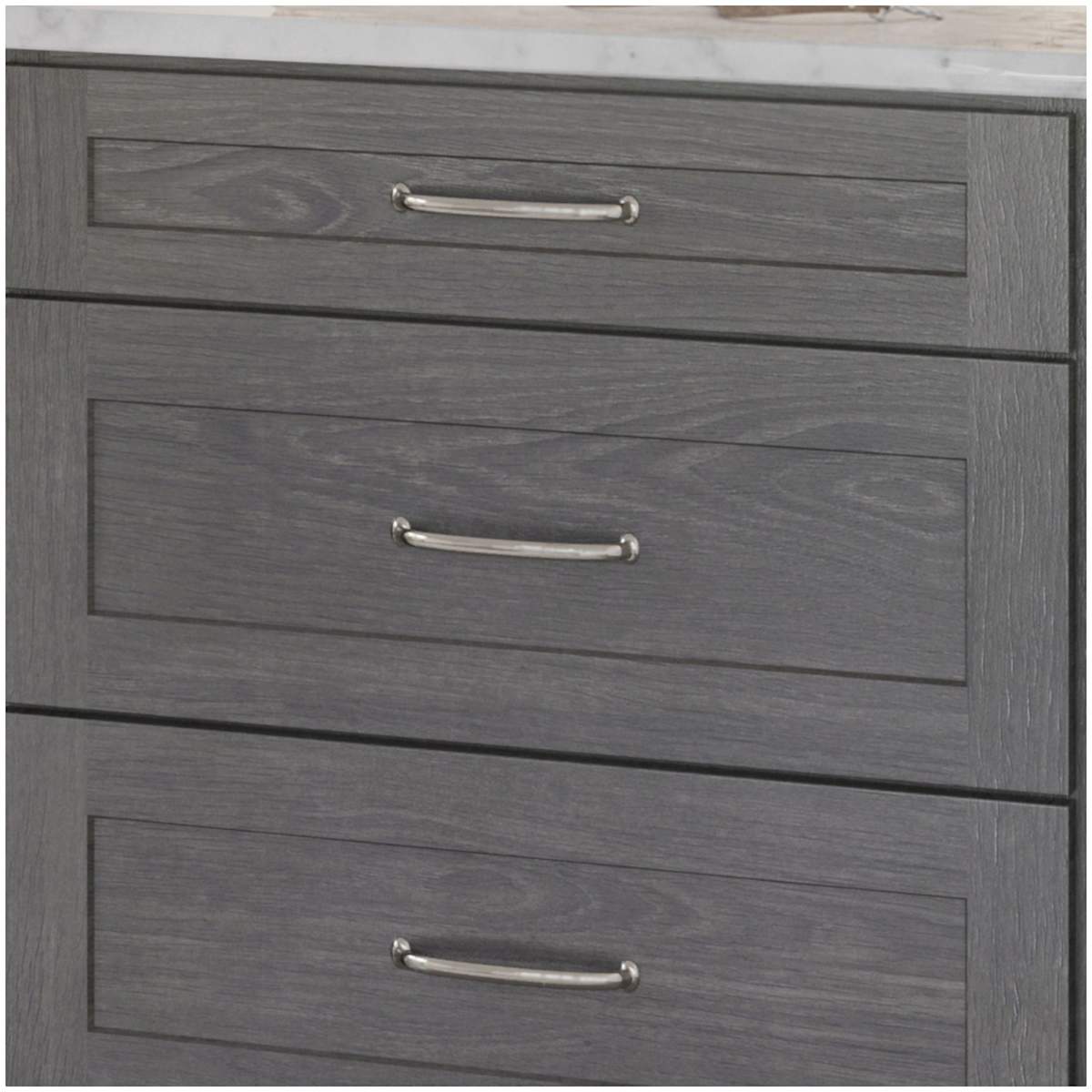 Jeffrey Alexander - 650-12SN - Hudson 12" Center to Center Curved Appliance Pull / Handle in Satin Nickel