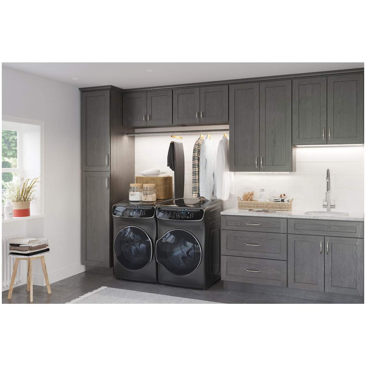 Jeffrey Alexander - 650-96DBAC - Hudson 3-3/4" Center to Center Curved Arch Bow Cabinet Handle / Drawer Pull in Brushed Oil Rubbed Bronze