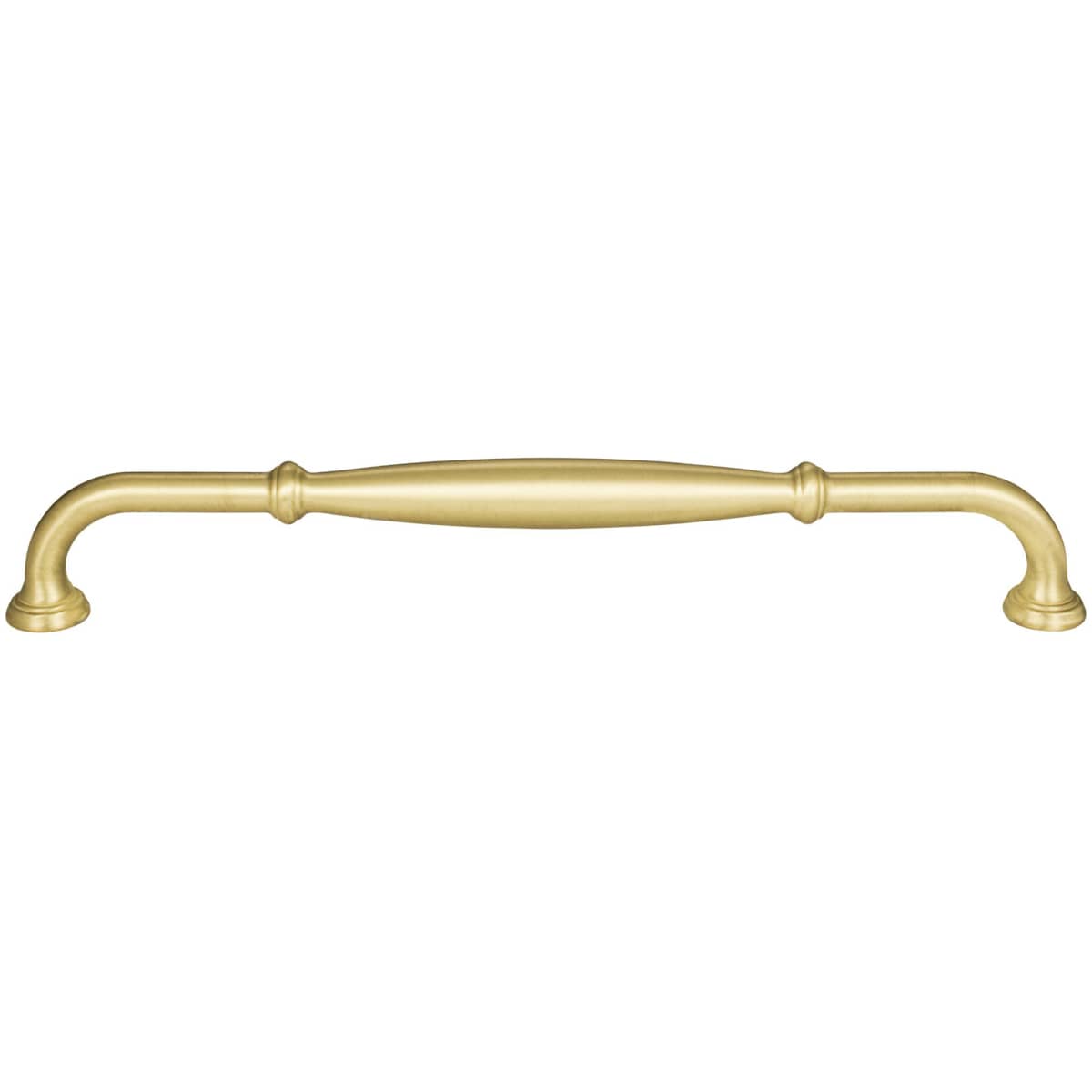 Jeffrey Alexander - 658-12BNBDL - Tiffany 12" Center to Center Classic Transitional Barrel Appliance Pull / Appliance Handle in Brushed Pewter