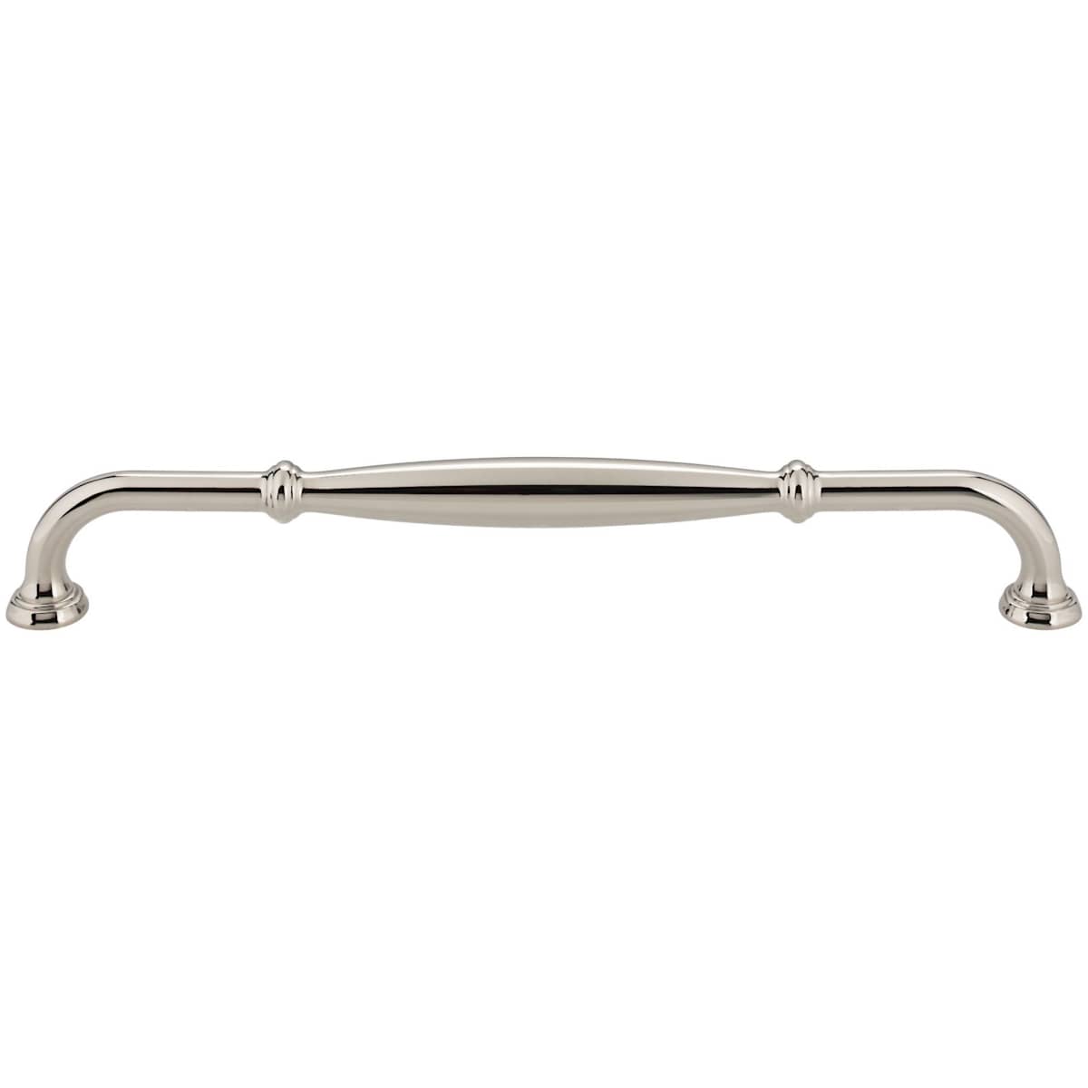 Jeffrey Alexander - 658-12BNBDL - Tiffany 12" Center to Center Classic Transitional Barrel Appliance Pull / Appliance Handle in Brushed Pewter