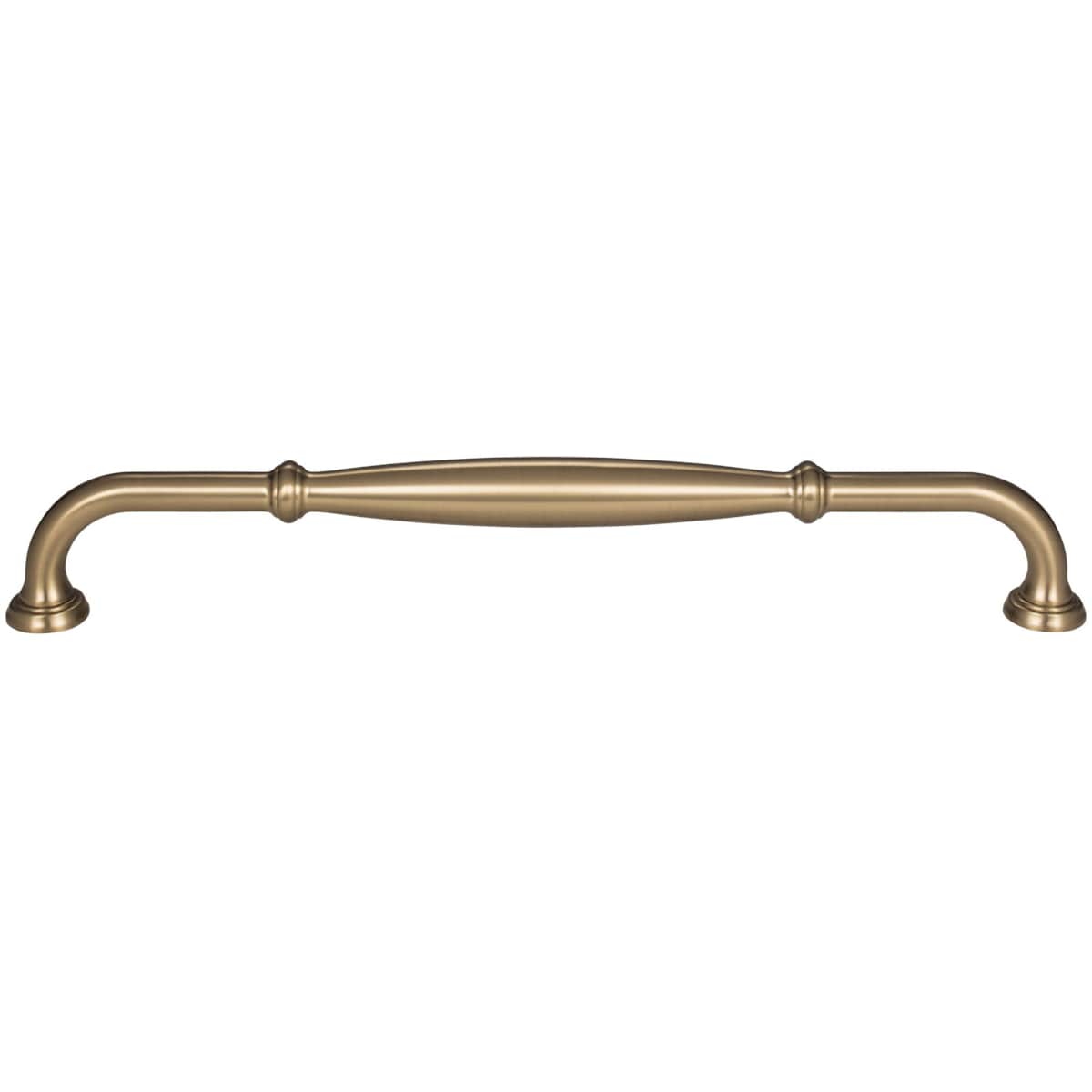 Jeffrey Alexander - 658-12BNBDL - Tiffany 12" Center to Center Classic Transitional Barrel Appliance Pull / Appliance Handle in Brushed Pewter