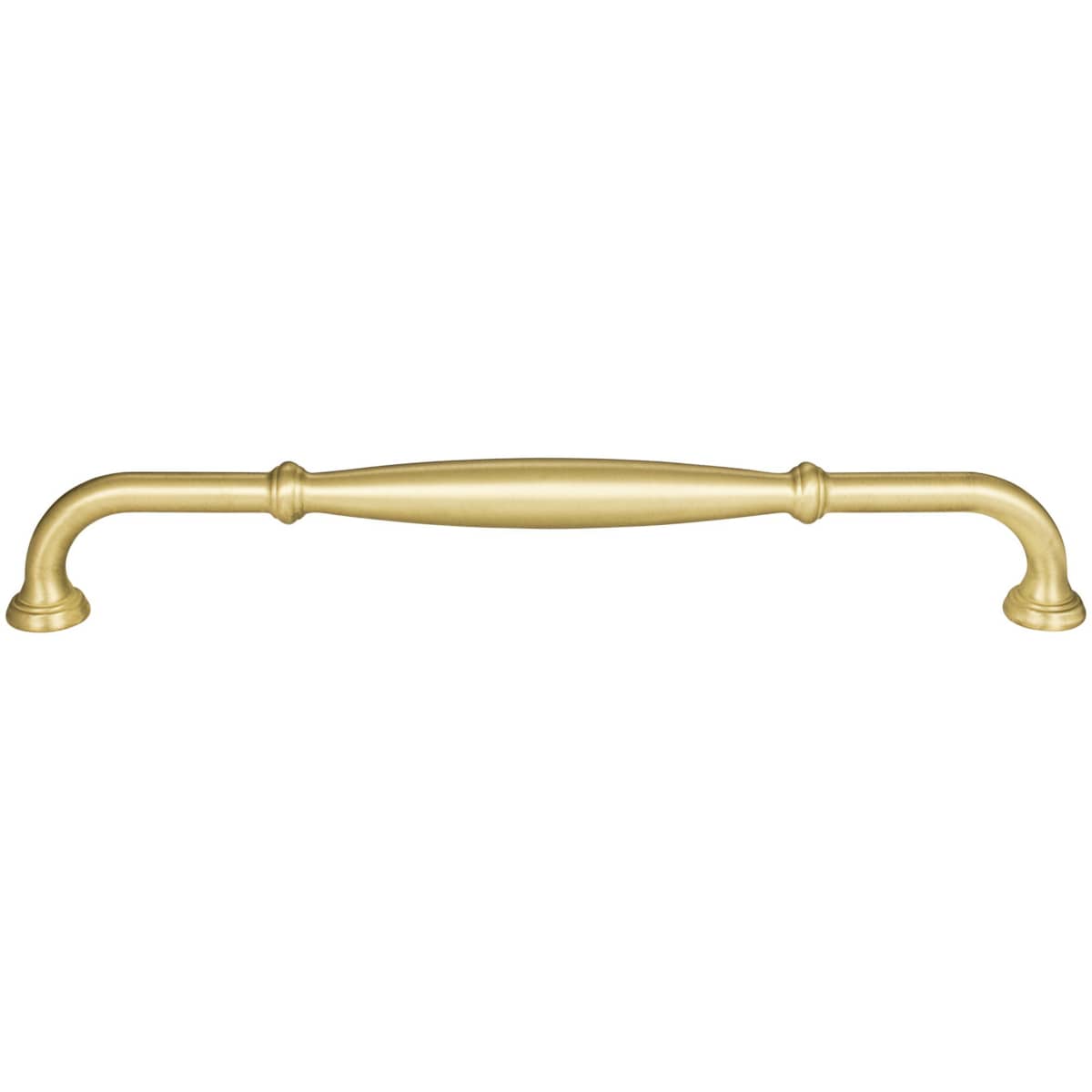 Jeffrey Alexander - 658-12BNBDL - Tiffany 12" Center to Center Classic Transitional Barrel Appliance Pull / Appliance Handle in Brushed Pewter