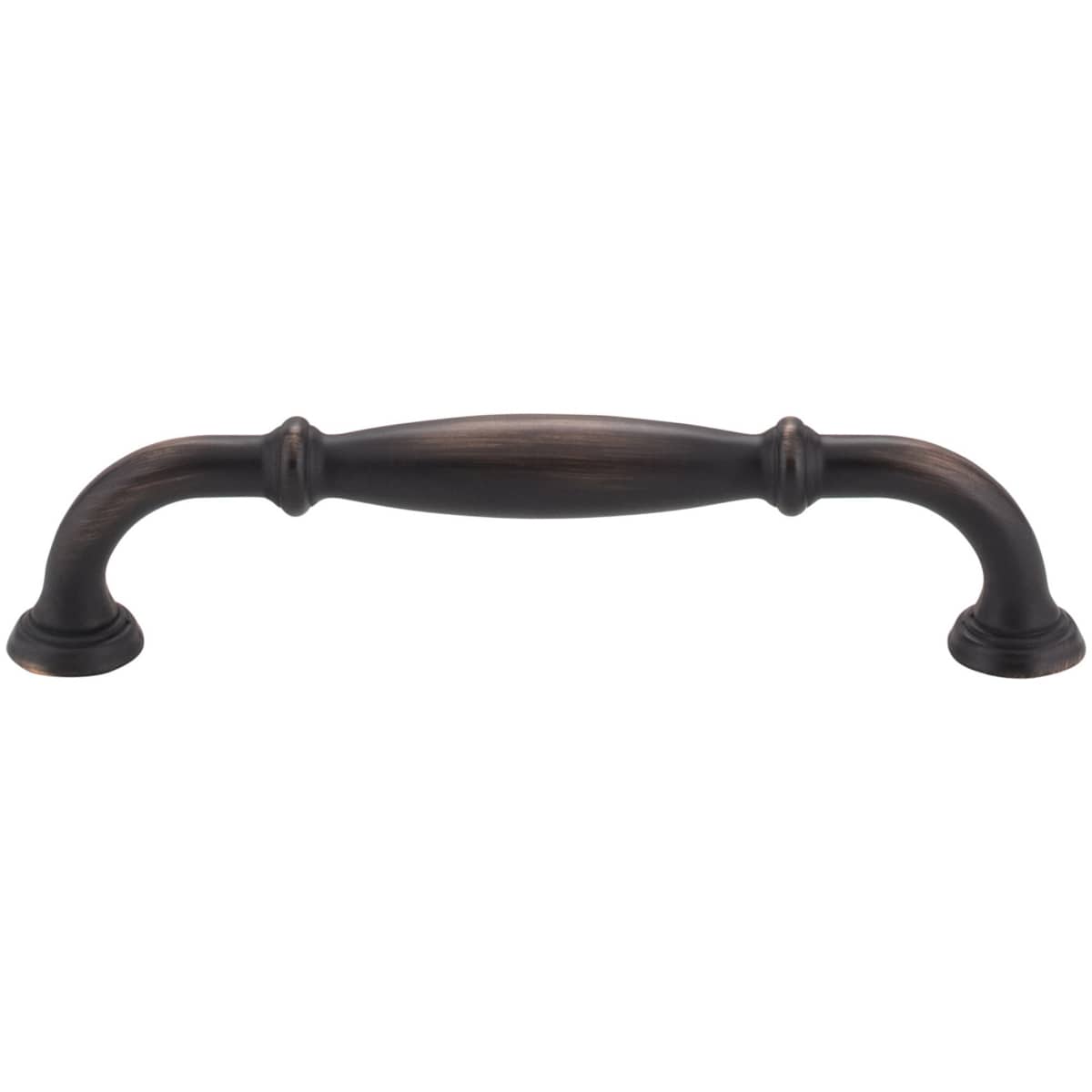 Jeffrey Alexander - 658-128PC - Tiffany 5-1/16" (128 mm) Center to Center Classic Transitional Cabinet Handle / Drawer Pull with Step Details in Polished Chrome
