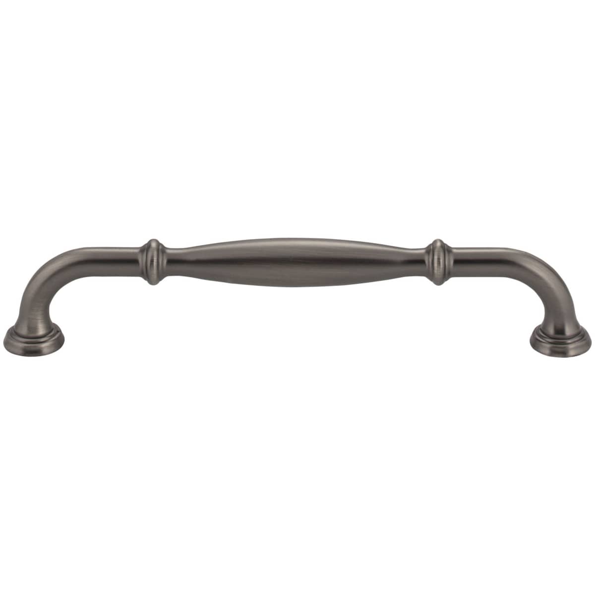 Jeffrey Alexander - 658-160PC - Tiffany 6-5/16" (160 mm) Center to Center Classic Transitional Cabinet Handle / Drawer Pull with Step Details in Polished Chrome