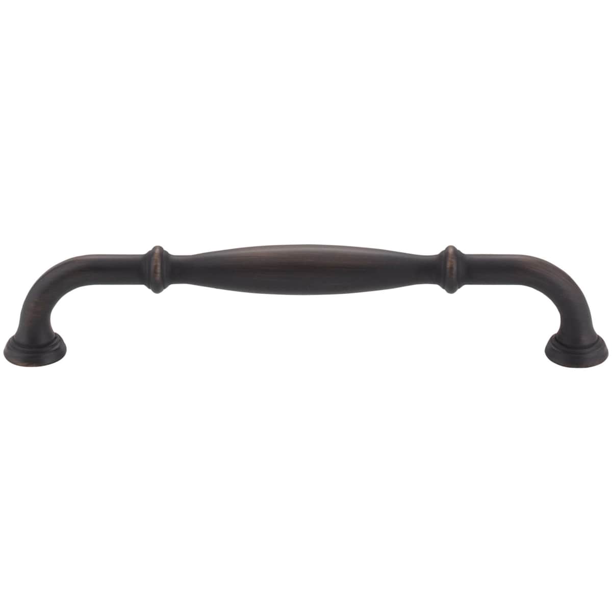 Jeffrey Alexander - 658-160PC - Tiffany 6-5/16" (160 mm) Center to Center Classic Transitional Cabinet Handle / Drawer Pull with Step Details in Polished Chrome
