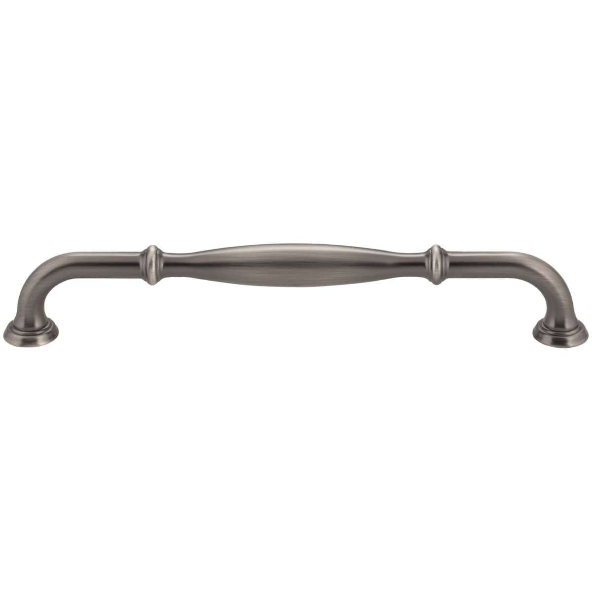 Jeffrey Alexander - 658-192PC - Tiffany 7-9/16" (192 mm) Center to Center Classic Transitional Cabinet Handle / Drawer Pull with Step Details in Polished Chrome