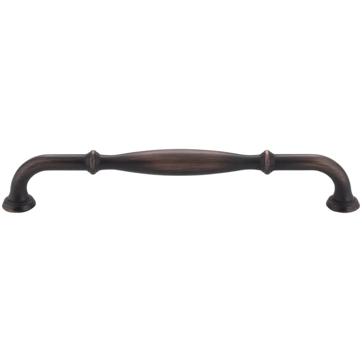Jeffrey Alexander - 658-192PC - Tiffany 7-9/16" (192 mm) Center to Center Classic Transitional Cabinet Handle / Drawer Pull with Step Details in Polished Chrome