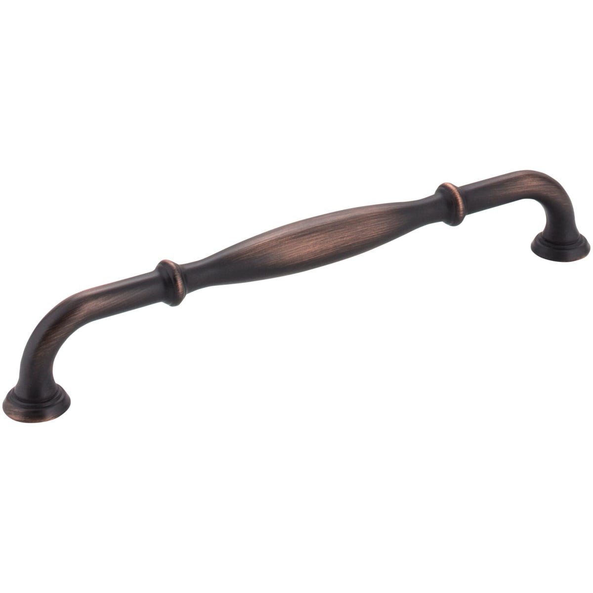 Tiffany 7-9/16" (192 mm) Center to Center Classic Transitional Cabinet Handle / Drawer Pull with Step Details