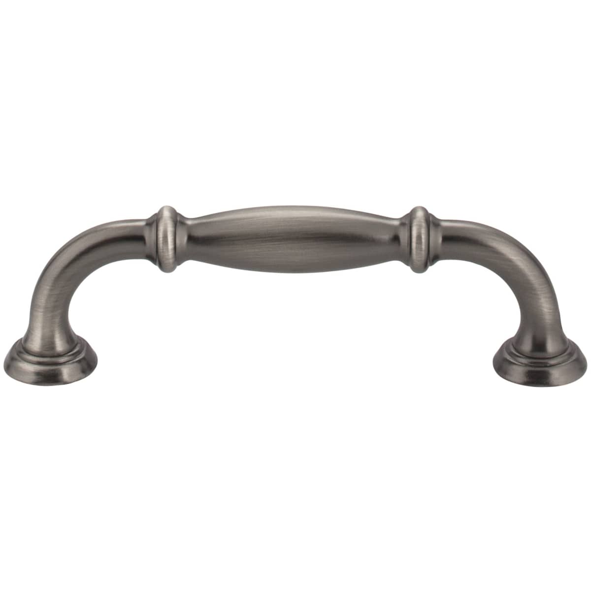 Jeffrey Alexander - 658-96BG - Tiffany 3-3/4" (96 mm) Center to Center Classic Transitional Barrel Cabinet Handle / Drawer Pull in Brushed Gold