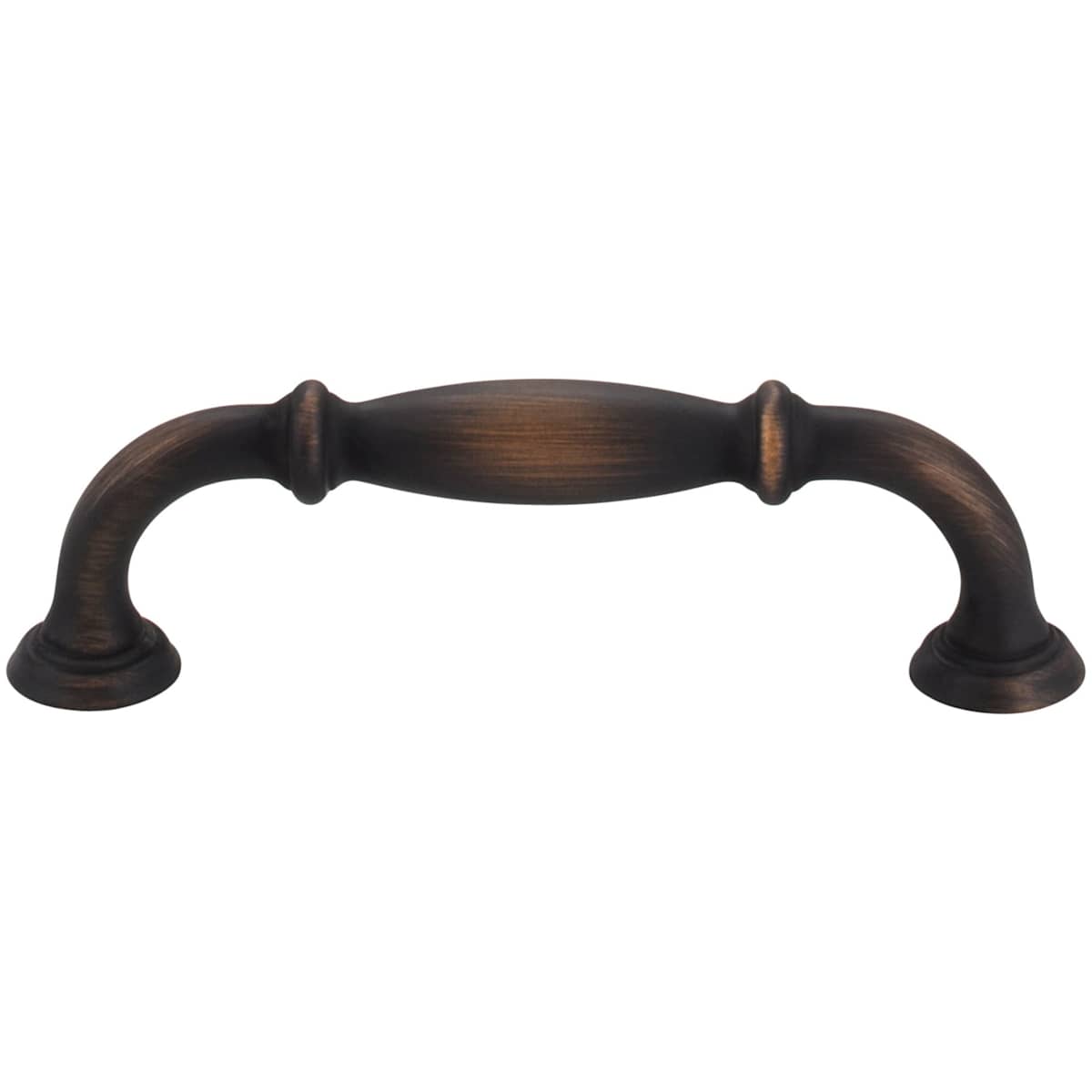 Jeffrey Alexander - 658-96BG - Tiffany 3-3/4" (96 mm) Center to Center Classic Transitional Barrel Cabinet Handle / Drawer Pull in Brushed Gold