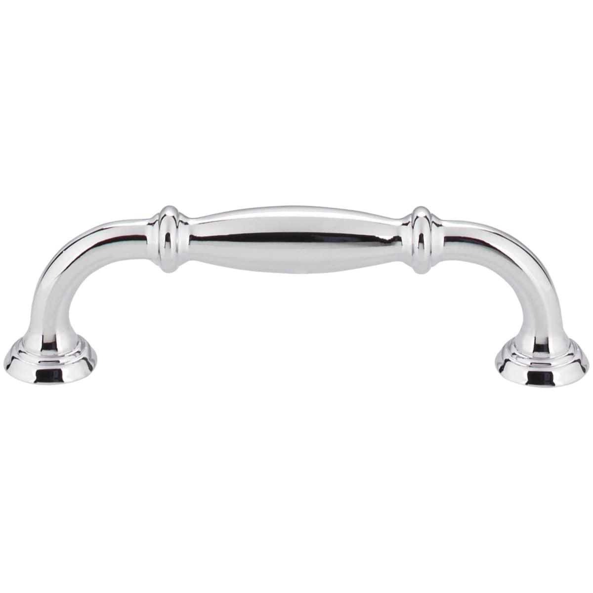 Jeffrey Alexander - 658-96BG - Tiffany 3-3/4" (96 mm) Center to Center Classic Transitional Barrel Cabinet Handle / Drawer Pull in Brushed Gold