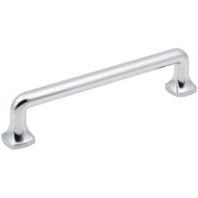 Jeffrey Alexander - 663-128PC - Griffin 5-1/16" (128mm) Center to Center Modern Industrial Farmhouse Cabinet Handle / Drawer Pull in Polished Chrome