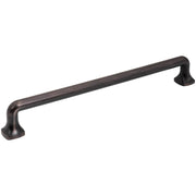 Jeffrey Alexander - 663-12DBAC - Griffin 12" Center to Center Modern Industrial Farmhouse Appliance Handle / Appliance Pull in Brushed Oil Rubbed Bronze