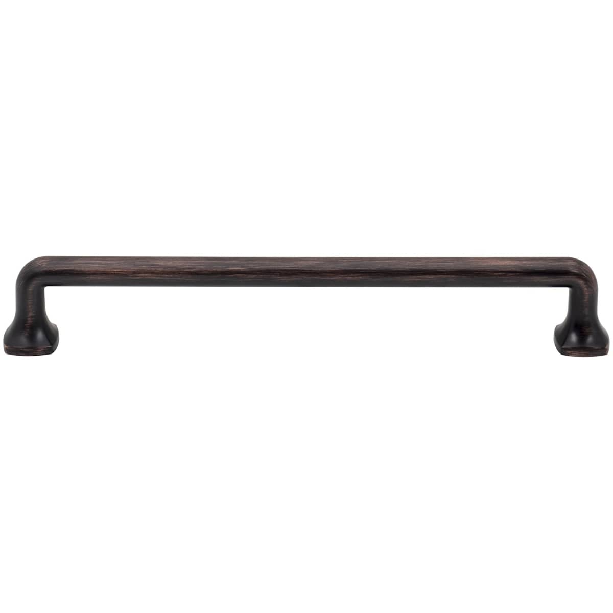 Jeffrey Alexander - 663-192BNBDL - Griffin 7-9/16" (192mm) Center to Center Modern Industrial Farmhouse Cabinet Handle / Drawer Pull in Brushed Pewter