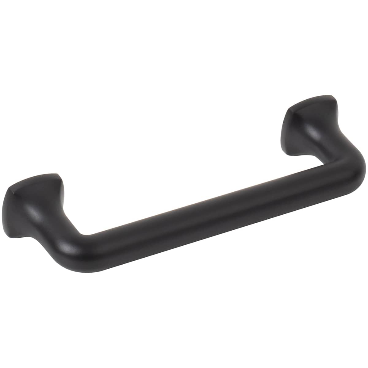 Jeffrey Alexander - 663-96MB - Griffin 3-3/4" (96mm) Center to Center Modern Industrial Farmhouse Cabinet Handle / Drawer Pull in Matte Black