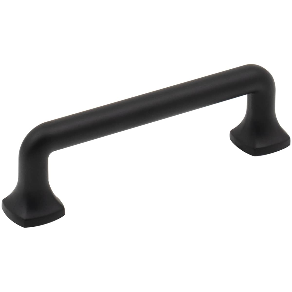 Jeffrey Alexander - 663-96MB - Griffin 3-3/4" (96mm) Center to Center Modern Industrial Farmhouse Cabinet Handle / Drawer Pull in Matte Black