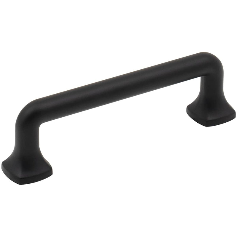 Jeffrey Alexander - 663-96MB - Griffin 3-3/4" (96mm) Center to Center Modern Industrial Farmhouse Cabinet Handle / Drawer Pull in Matte Black