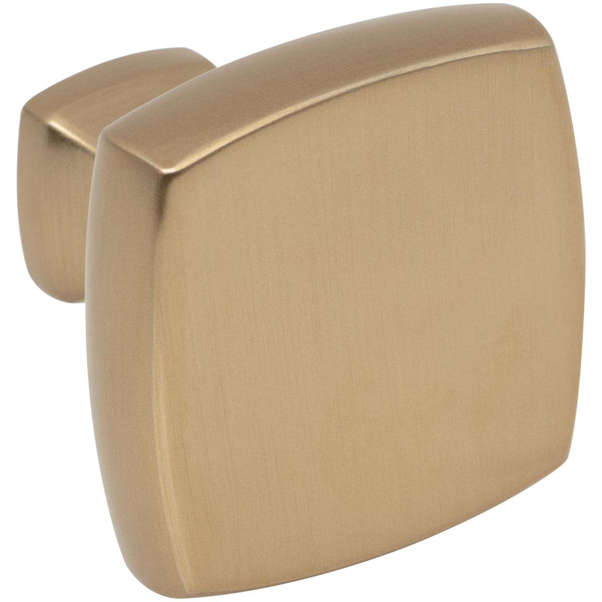 Jeffrey Alexander - 663SN - Griffin 1-3/8" Elegant Soft Square Cabinet / Drawer Knob in Satin Nickel