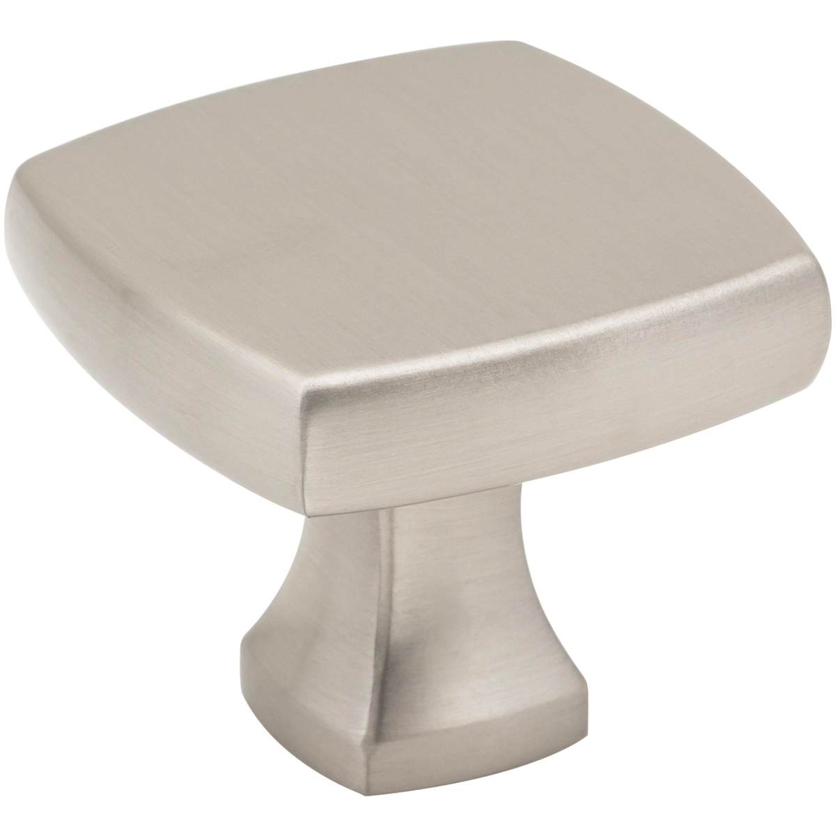 Jeffrey Alexander - 663SN - Griffin 1-3/8" Elegant Soft Square Cabinet / Drawer Knob in Satin Nickel