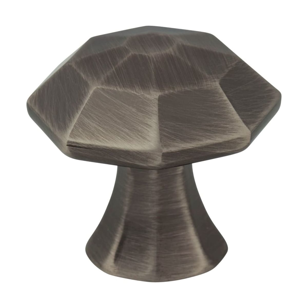 Wheeler 1-1/4" Faceted Gem Cut Geometric Cabinet Knob / Drawer Knob