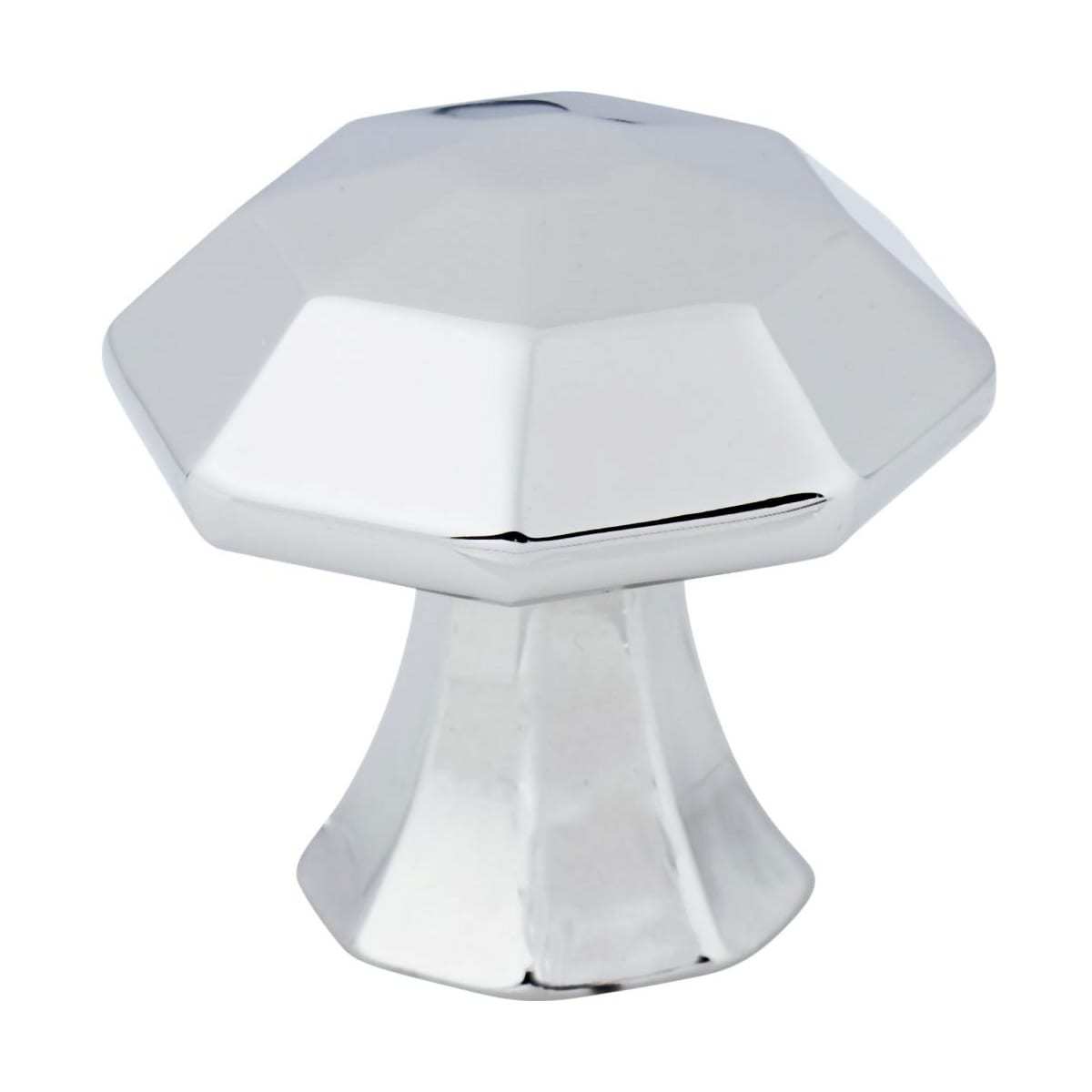 Wheeler 1-1/4" Faceted Gem Cut Geometric Cabinet Knob / Drawer Knob