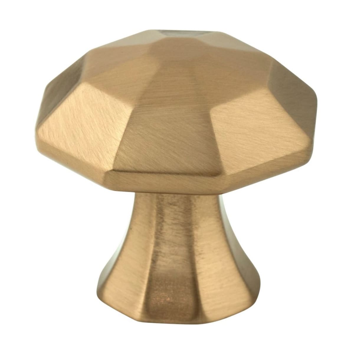 Wheeler 1-1/4" Faceted Gem Cut Geometric Cabinet Knob / Drawer Knob