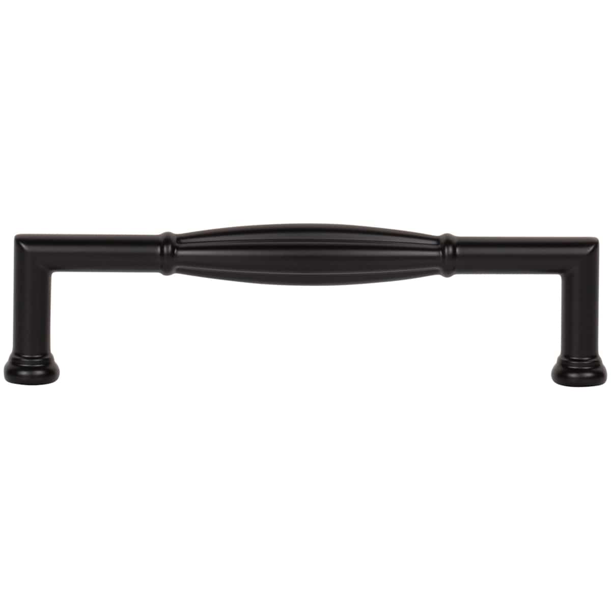 Jeffrey Alexander - 686-128DBAC - Southerland 5-1/16" (128mm) Center to Center Traditional Ridged Barrel Cabinet Handle / Drawer Pull in Brushed Oil Rubbed Bronze