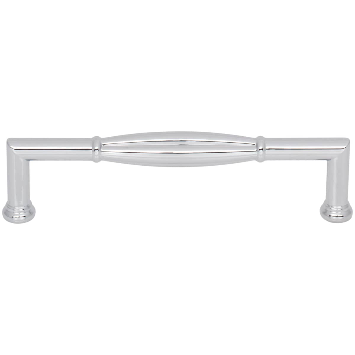 Jeffrey Alexander - 686-128DBAC - Southerland 5-1/16" (128mm) Center to Center Traditional Ridged Barrel Cabinet Handle / Drawer Pull in Brushed Oil Rubbed Bronze