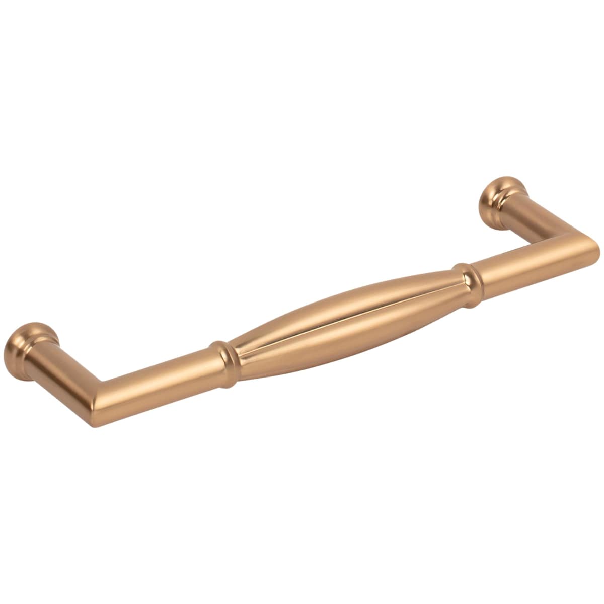 Jeffrey Alexander - 686-128DBAC - Southerland 5-1/16" (128mm) Center to Center Traditional Ridged Barrel Cabinet Handle / Drawer Pull in Brushed Oil Rubbed Bronze