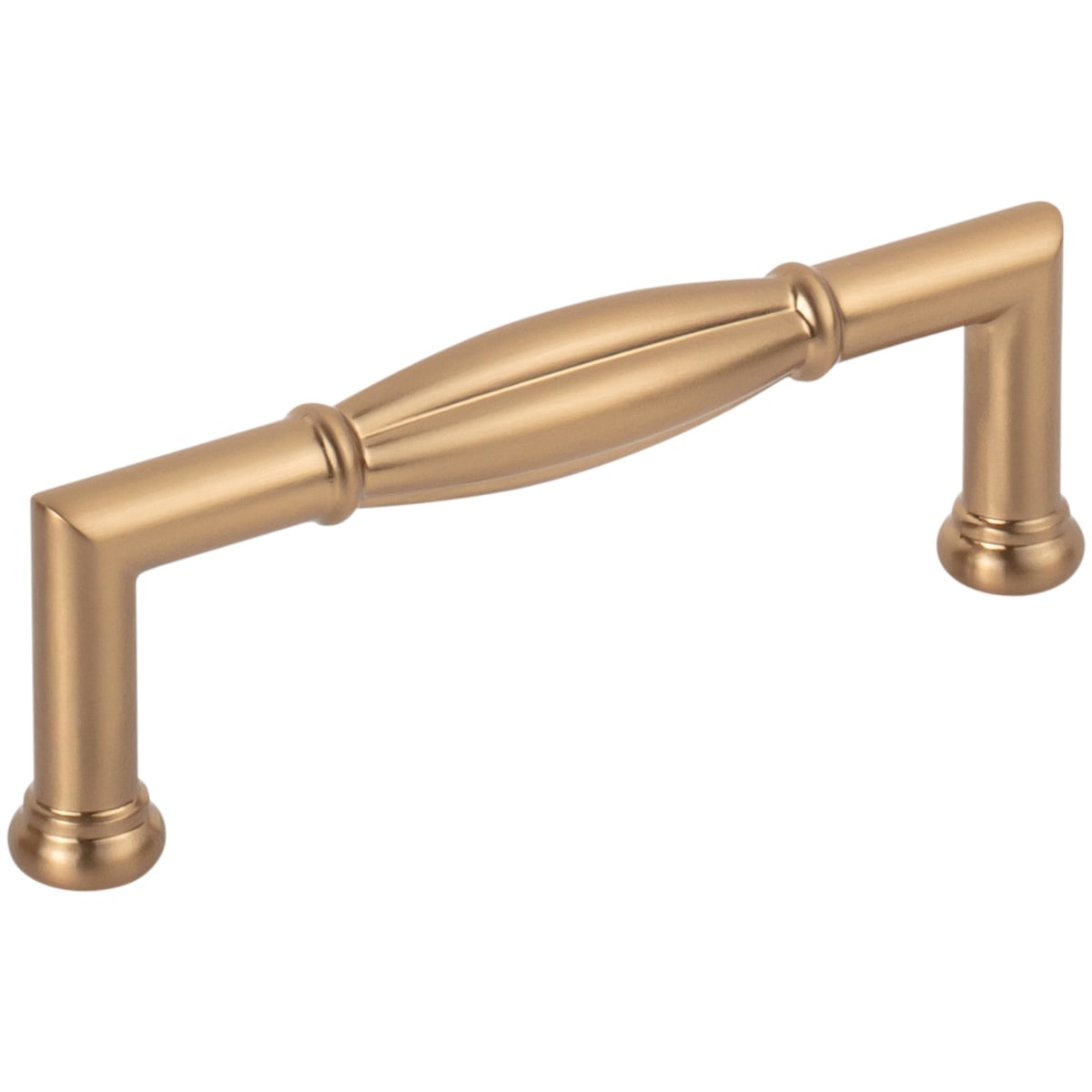 Southerland 3-3/4" (96mm) Center to Center Traditional Ridged Barrel Cabinet Handle / Drawer Pull