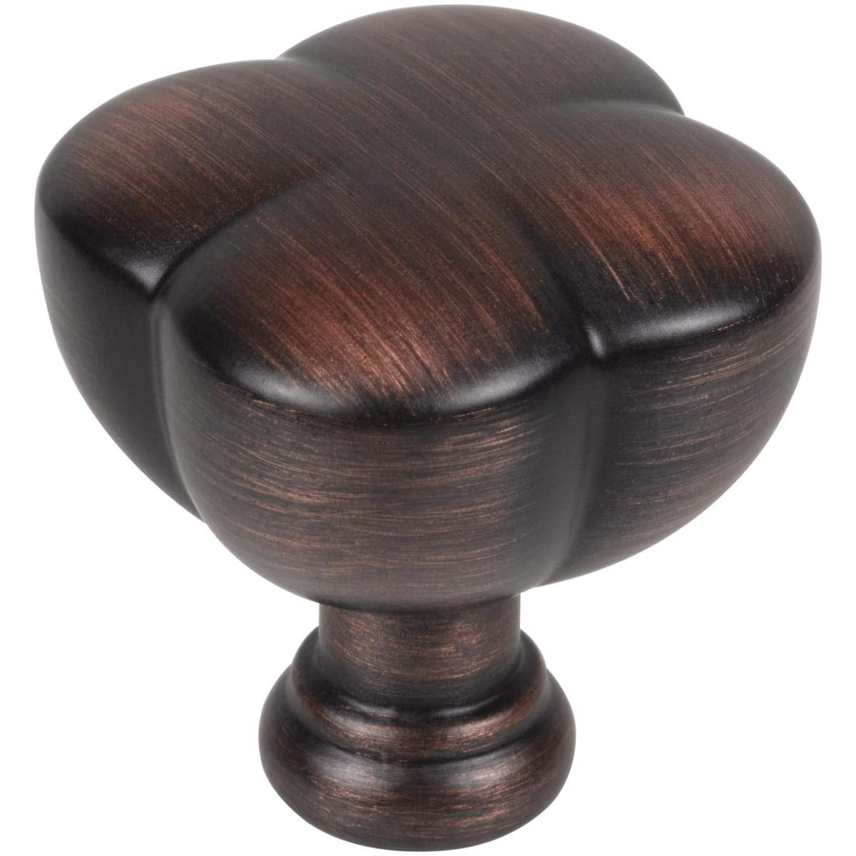 Jeffrey Alexander - 686L-DBAC - Southerland 1-1/2" Wide Designer Quatrefoil Rounded Square Cabinet Knob / Drawer Knob in Brushed Oil Rubbed Bronze