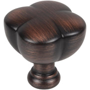 Jeffrey Alexander - 686L-DBAC - Southerland 1-1/2" Wide Designer Quatrefoil Rounded Square Cabinet Knob / Drawer Knob in Brushed Oil Rubbed Bronze