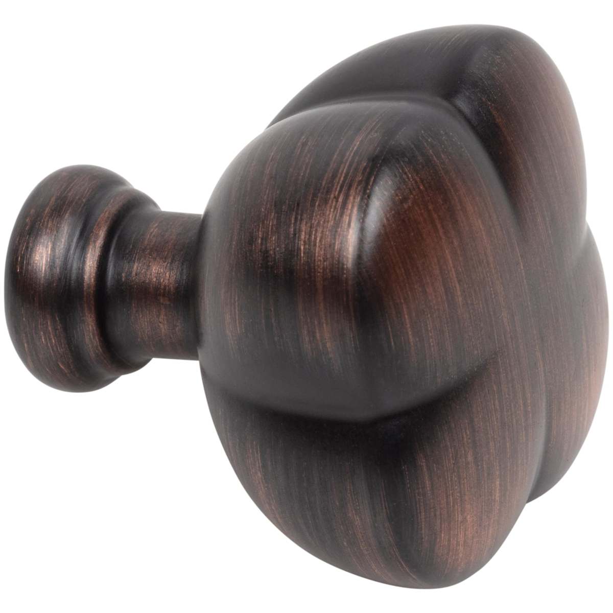 Jeffrey Alexander - 686L-DBAC - Southerland 1-1/2" Wide Designer Quatrefoil Rounded Square Cabinet Knob / Drawer Knob in Brushed Oil Rubbed Bronze