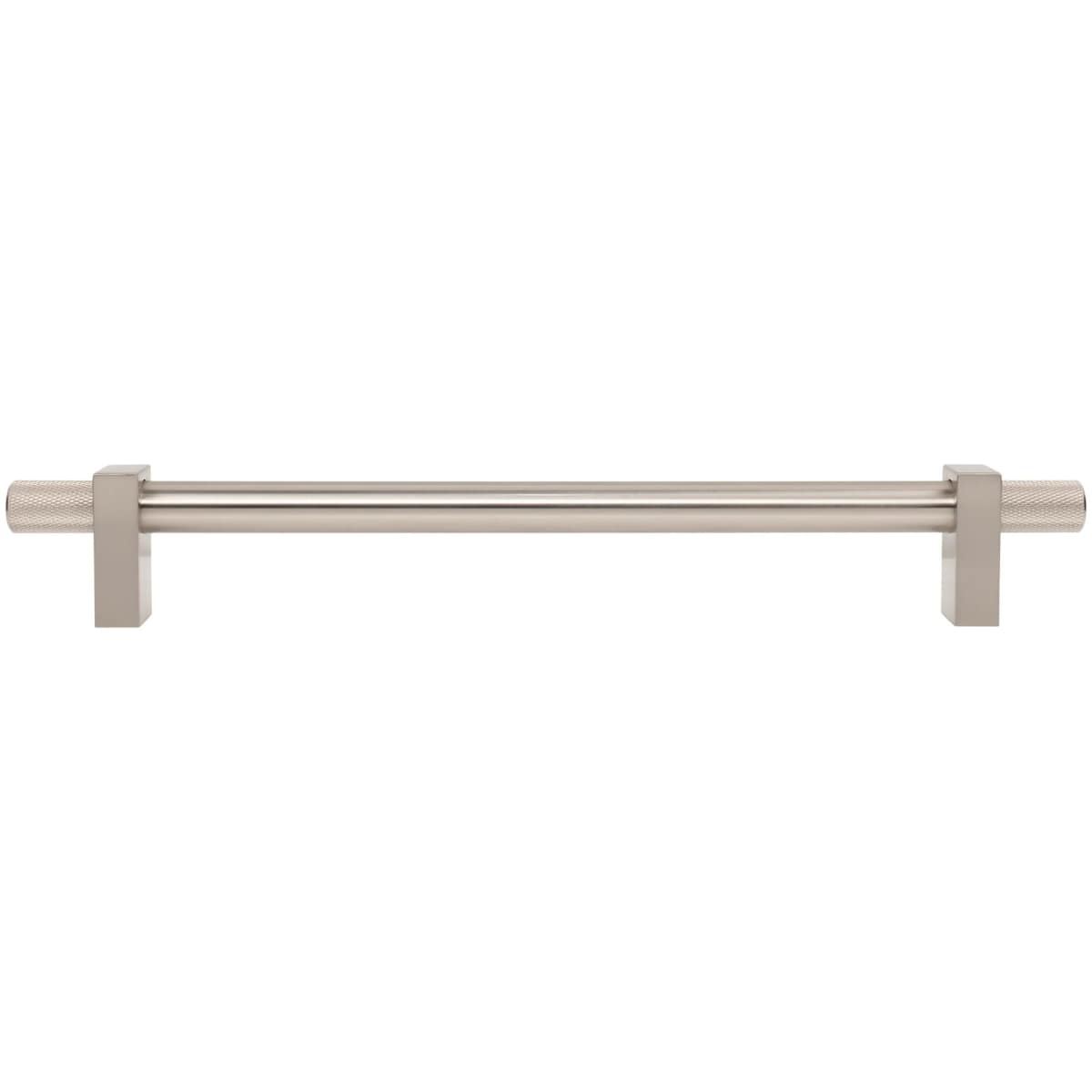 Jeffrey Alexander - 698-12SBZ - Larkin Outer Knurled 12" Center to Center Modern Industrial Appliance Bar Handle / Appliance Bar Pull in Satin Bronze