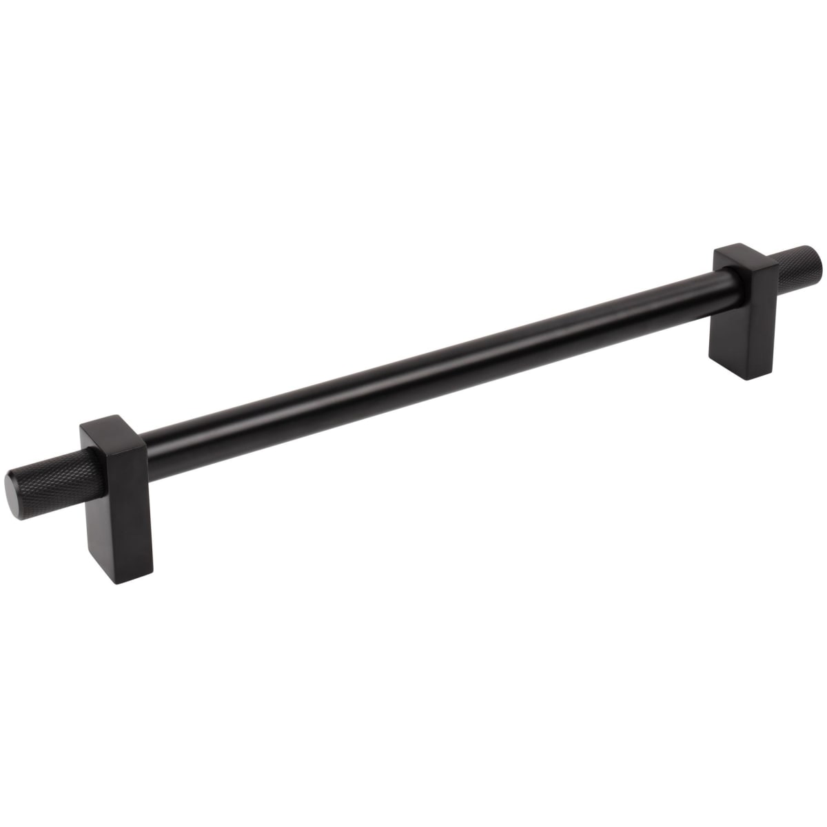 Larkin Outer Knurled 12" Center to Center Modern Industrial Appliance Bar Handle / Appliance Bar Pull