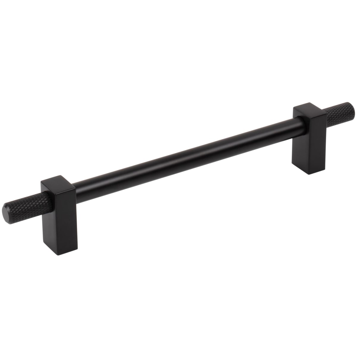 Larkin Outer Knurled 6-5/16" (160mm) Center to Center Modern Industrial Cabinet Bar Handle / Drawer Bar Pull