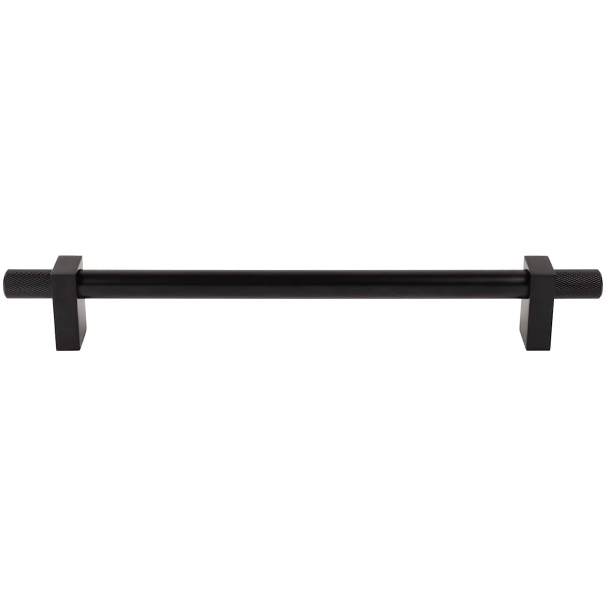 Jeffrey Alexander - 698-18BG - Larkin Outer Knurled 18" Center to Center Modern Industrial Appliance Bar Handle / Appliance Bar Pull in Brushed Gold