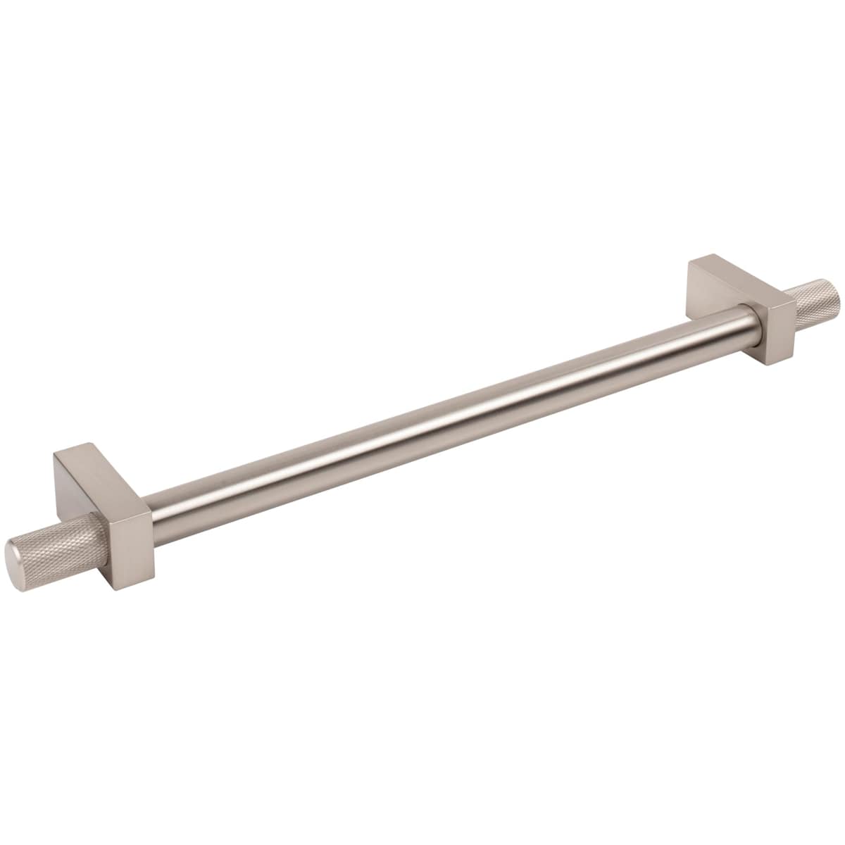 Jeffrey Alexander - 698-18BG - Larkin Outer Knurled 18" Center to Center Modern Industrial Appliance Bar Handle / Appliance Bar Pull in Brushed Gold