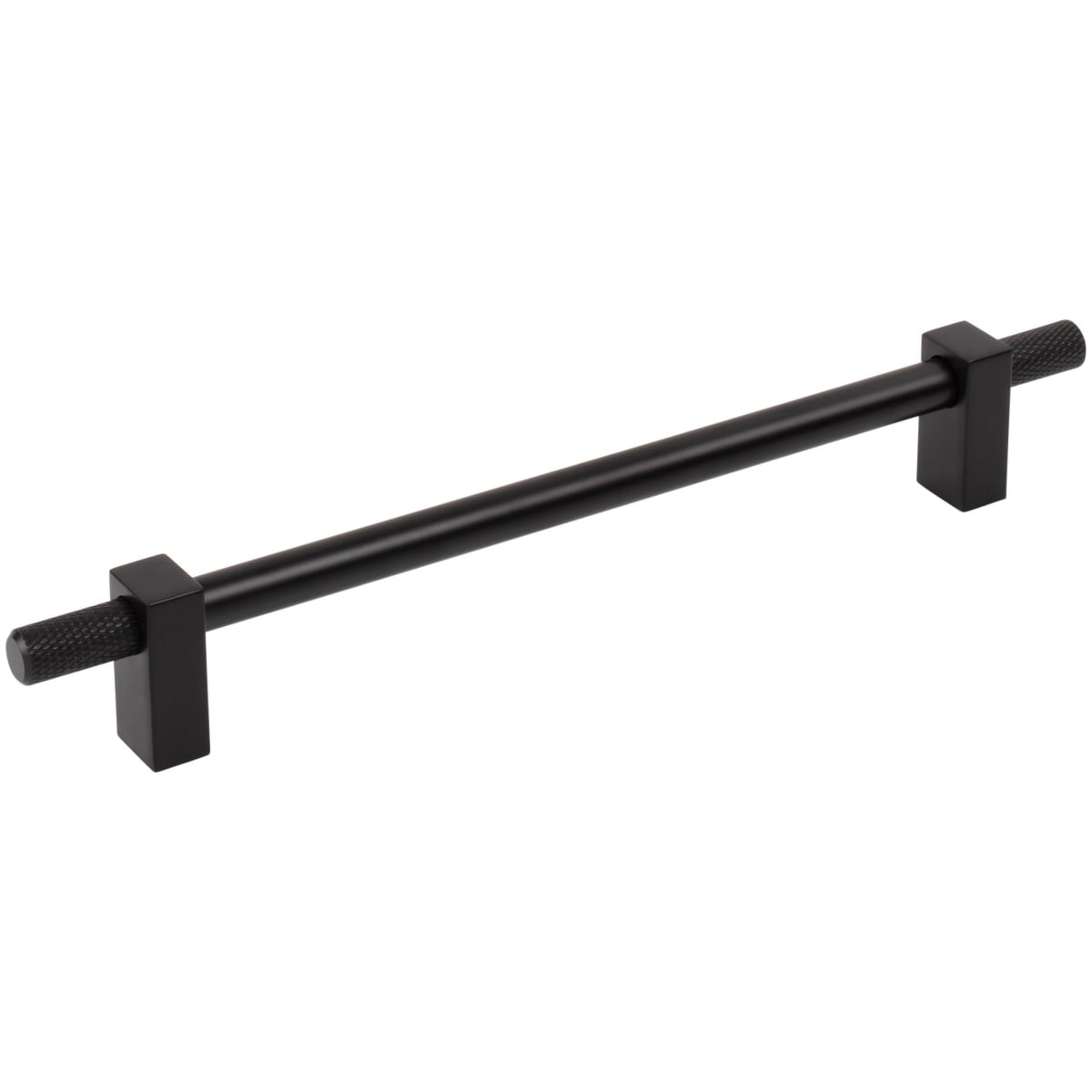 Larkin Outer Knurled 7-9/16" (192mm) Center to Center Modern Industrial Cabinet Bar Handle / Drawer Bar Pull