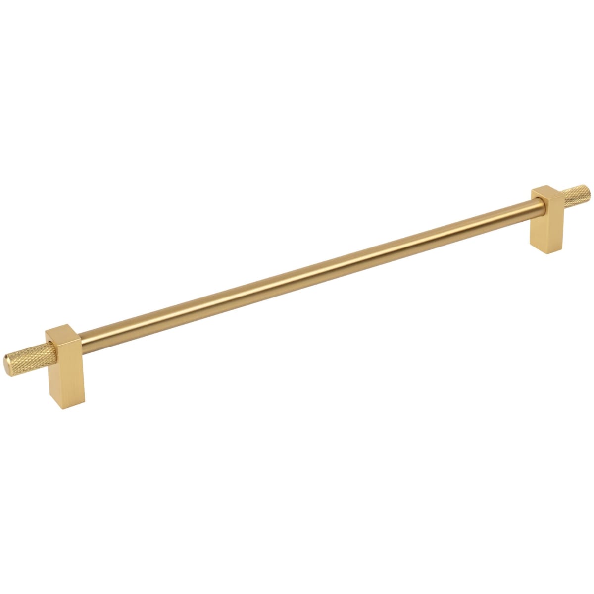Larkin Outer Knurled 12" (305mm) Center to Center Modern Industrial Large Cabinet Bar Handle /  Drawer Bar Pull