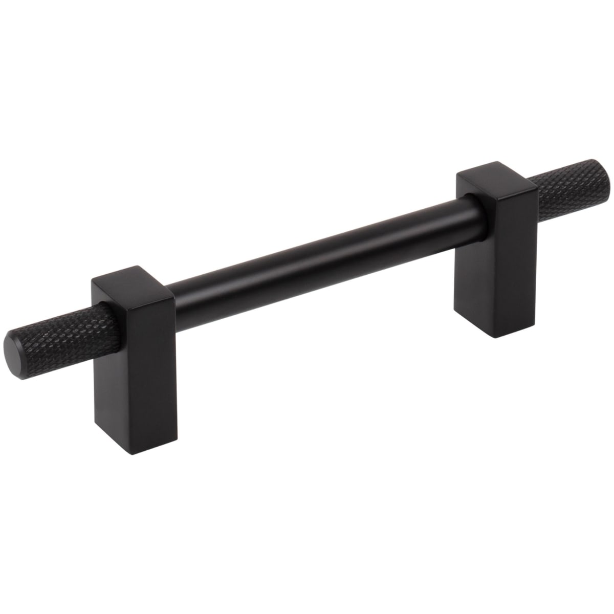 Larkin Outer Knurled 3-3/4" (96mm) Center to Center Modern Industrial Cabinet Bar Handle / Drawer Bar Pull