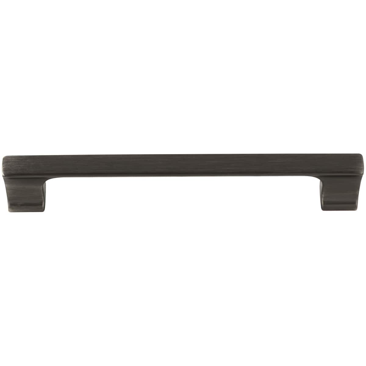 Jeffrey Alexander - 752-160MB - Sullivan 6-5/16" Center to Center Fluted Square Cabinet Handle / Drawer Pull in Matte Black