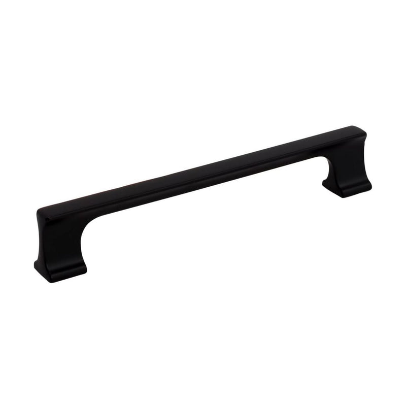 Jeffrey Alexander - 752-160MB - Sullivan 6-5/16" Center to Center Fluted Square Cabinet Handle / Drawer Pull in Matte Black