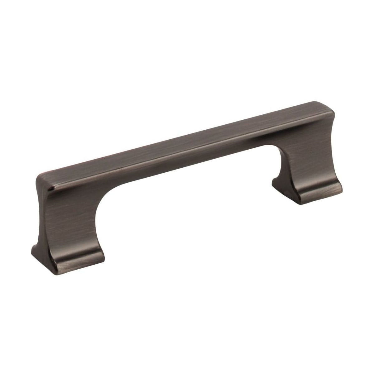 Jeffrey Alexander - 752-96BNBDL - Sullivan 3-3/4" Center to Center Tapered Square Contemporary Cabinet Handle / Drawer Pull in Brushed Pewter