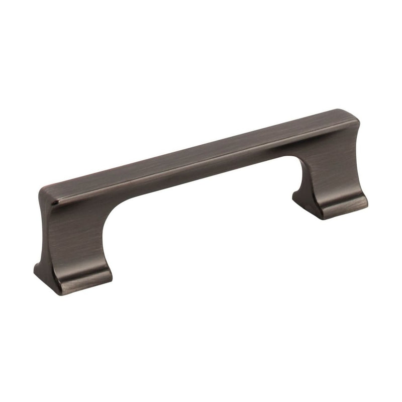 Jeffrey Alexander - 752-96BNBDL - Sullivan 3-3/4" Center to Center Tapered Square Contemporary Cabinet Handle / Drawer Pull in Brushed Pewter
